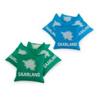 2x4 Saarland Cornhole Bags von sackloch-shop.de