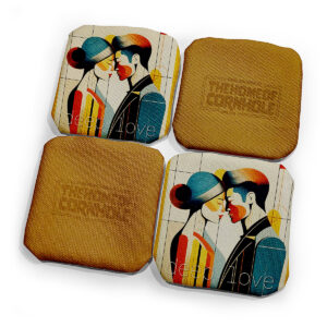 4 x Cornhole Sackloch Pro Bags Deep Love von sackloch-shop.de