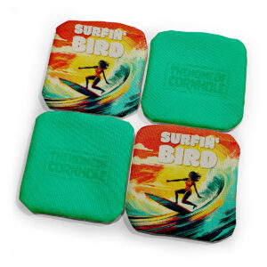 4 x Cornhole Sackloch Pro Bags Surfin' Bird von sackloch-shop.de